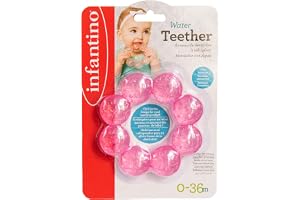 Infantino baby Water Teether |Baby Teething Toy|-Pink