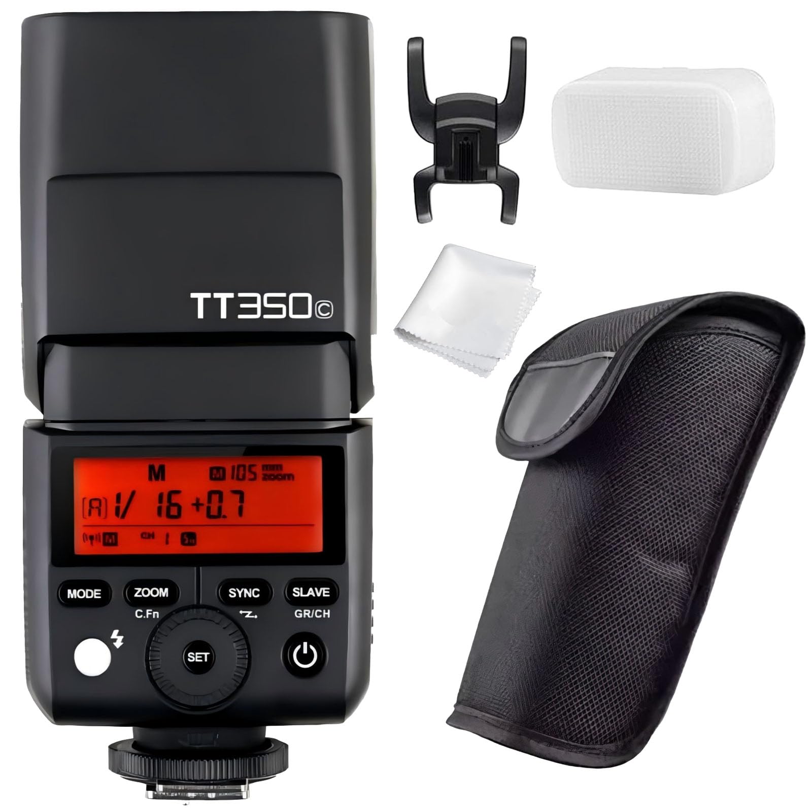 Godox Mini Thinklite TT350 TTL Flash for Canon Cameras (Black)