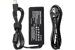 BIUBOTY 65W Chargeur pour Ordinateur Portable 20V 3.25A Postuler à Lenovo Thinkpad T430 T440 T450 T460 T470 T560 T540p E550 E560 E570 G50 Z50 X240 X250 X260 X270 ADLX45NDC3A ADLX45NCC3A Adaptateur Secteur