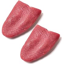 3-Piece Realistic Fake Tongue Props - Halloween Prank & Magic Trick Gross Joke Toys