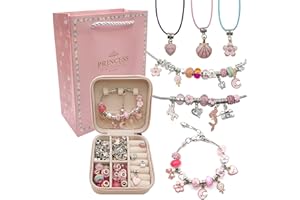 Beauenty Bracelet Making Kit for Girls, 68PCs Charm Brace...