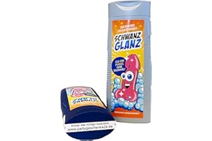 ‎DEGGELBAM Deggelbam 1x SchwanzGlanz das Duschgel für den Mann mit einem tollen Penis|Shampoo|Scherzartikel|Geschenkidee|Männergeschenk|Geburtstagsgeschenk|Vatertagsgeschenk|Spaß Geschenk für Freund, 300 grams