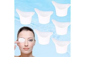 CHENNAN 6 Pezzi 8ML Silicone Eye Lavare Tazza, Occhio di Pulizia Tazze, Portatile del Lavaggio Dell'occhio per Pulizia, Tazza per Lavaggio Occhi Morbida, per la Pulizia Degli Occhi StanchI (6pcs)