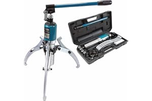 AMZCNC Hydraulischer Lagerabzieher Integral 15T Hydraulic Puller Kit Kurbelwelle Riemenscheibe Abzieher Geignet für Naben/Flansche/Zahnräder/Lager (15 Tonnen Zugkraft)