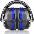 YANKUIRUI Ear Defenders Muffs Noise Reduction SNR 34dB Safety Ear Protectors Provide Hearing Protection For Shooting, Construction, Yard Work, Machinery Work Mowing