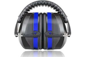 YANKUIRUI Ear Defenders Muffs Noise Reduction SNR 34dB Safety Ear Protectors Provide Hearing Protection For Shooting, Construction, Yard Work, Machinery Work Mowing