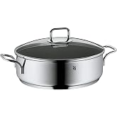 WMF Profi Select &ndash; Roasting Pan 11 Inches 5 L Saucepan with Ceramic | Cromargan Stainless Steel Nonstick Oven Safe Frying Pan