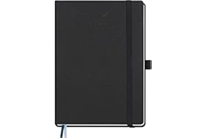 BEZEND Agenda Settimanale 2026 Verticale 21 x 15,5 cm, A5 Diario da Gen a Dic 2026 con Portapenne, Copertina Rigida in Pelle PU, Nero