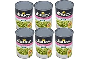 d'aucy Flageolets Extra Fin Grüne Bohnenkerne 6 x 400 Gramm Dose