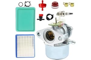 Ewillownm Compatible avec le carburateur 214570 pour Briggs et Stratton Nikki 214661 499059 497586 792253 sur nettoyeur haute pression Craftsman 5hp 6hp 6,5hp 6,7hp