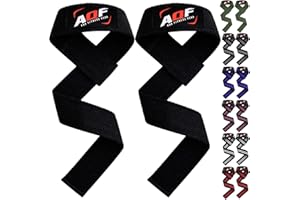 ‎AQF AQF Nicht Gepolstert Zughilfen Krafttraining, Bodybuilding Gewichte Training Lifting Straps, Handgelenkstütze Klimmzugband Für Fitness, Lifting Straps Für Powerlifting & Kreuzheben
