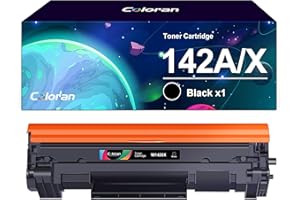 Coloran (Senza Chip 142A 142X Toner Compatibile per HP 142X W1420A W1420X per Laserjet M110we M110 M110w MFP M140we M140 M140w M139 M139we (1 Nero)