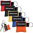 CPR Face Shields,5 Pcs Life Vac Choking Device,Portable Anti Choking Device UK,Emergency Anti Suffocation Device,Ventilation Mask,First Aid Provides Protection for Emergency Situations