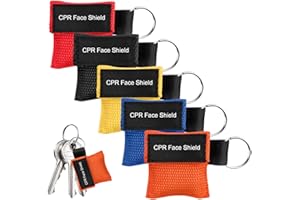 EOPHMI CPR Face Shields,5 Pcs Life Vac Choking Device,Portable Anti Choking Device UK,Emergency Anti Suffocation Device,Ventilation Mask,First Aid Provides Protection for Emergency Situations