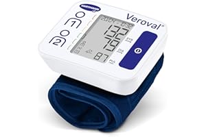 Veroval compact Tensiomètre de Poignet : Le tensiomètre de poignet simple et rapide à utiliser, peut détecter une arythmie
