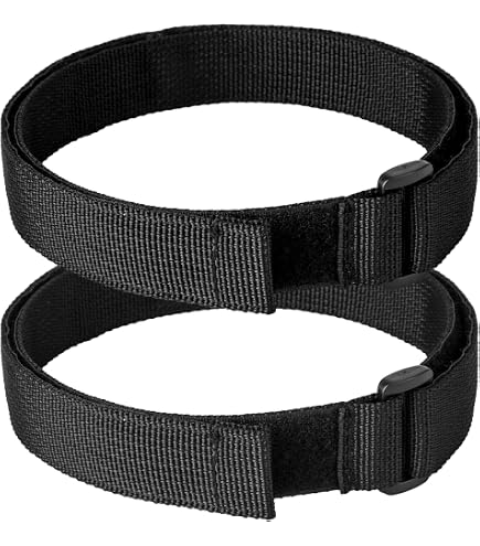 2 Sangles De Rangement Adhésives Auto-agrippantes - Nylon Noir 75 X 2,5 Cm - Pour Hoverboard Kart, Câbles, Organisation