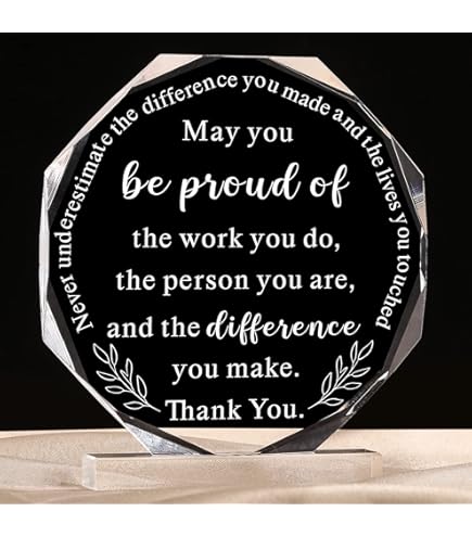 Fuete 6 Pcs Thank You Gifts Coworker Being Awesoe Sign Acrylic Sign