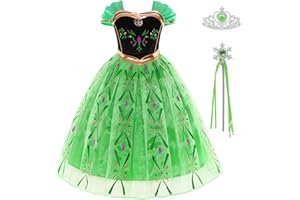 Gridamea Wednesday Mädchen Prinzessin Peach Kostüm Dornröschen Kostüm Mädchen Rapunzel Kleid