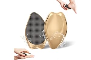 AnjoCare Lima Per Piedi Rimozione Della Pelle Dura - Per I Piedi Della Pelle Dura Rimozione Della Per Calli Pedicure Per Piedi - Piede File Pedicure Ammorbidisce Dry Talloni Screpolati (d'oro)