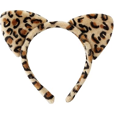 Modello di cucito per cappello con orecchie di gatto / accessorio peloso per cosplay ( - Italia