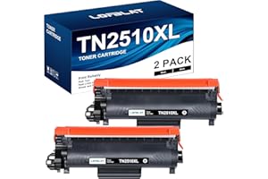 LOFBLAT TN2510 TN2510XL TN 2510 Cartouche de Toner Compatibles pour Brother tn2510 XL pour DCP-L2620DW HL-L2400DWE DCP-L2627DWE MFC-L2827DW MFC-L2860DWE MFC-L2800DW MFC-L2835DW DCP-L2660DW (2 Noir)