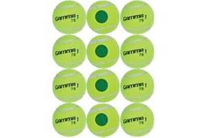 Home Comforts Gamma Sports Kids Entraînement (Passage) Balles – 60 Orange Dot, 78 Point Vert, Rapide Enfants 36–60–78