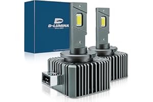 D-Lumina D1S LED Lampadine LED per auto a prova di errore 100% Canbus 90W 18000LM Sostituisci lampadine allo xeno HID OEM Plug and Play - 2 lampade