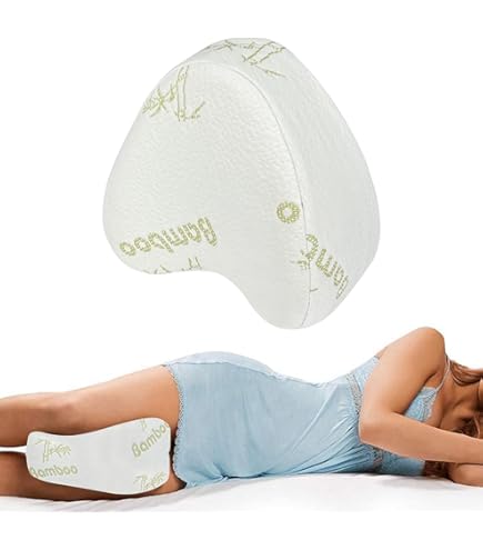 Cuscino Per Gambe PQETBV Cuscino Gambe A Forma Di Cuore - Memory Foam Per Dormire Sul Fianco Cuscino Ginocchia Cuore