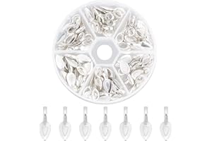 PH PandaHall 1 Box 100pcs Leaf Shape Tibetan Style Glue-on Flat Pad Bails Pendant Cabochon Jewellery Findings, Silver, 21x8x6mm, Hole: 4x6mm