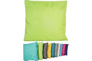 ‎COEN BAKKER Coen Bakker Outdoor Lounge Kissen 45x45cm Dekokissen Inkl. Füllung Wasserfest Sitzkissen Garten Stuhl Lotus Effekt, Farbe:Grün