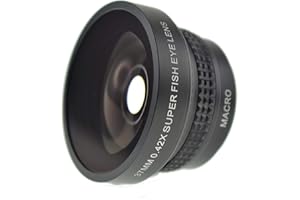 System-S Fischaugen und Makro 37 mm Linse mit Clip für Smartphone