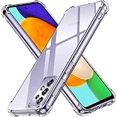 Ehr. Samsung Galaxy A32 Uyumlu Darbe &Ouml;nleyici Sararmaya Dayanıklı Airbag Korumalı Ultra Slim TPU Şeffaf Silikon Kılıf (Şeffaf