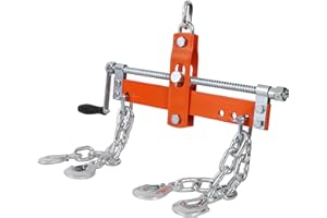 eSkde Heavy-Duty Engine Crane Load Leveller for Garage & Workshop Equipment | Steel Construction with 900kg Capacity, Lifting Chains & Crank Handle | Adjustable Range for Engine Stand & Transmission