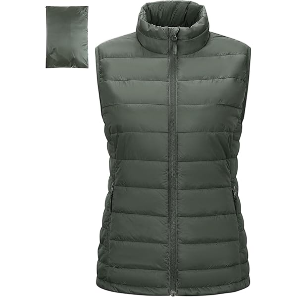 Packable Jacket Alpine Swiss Jodie Women's Lightweight Puffer Vest