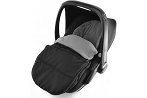 FOR YOUR LITTLE ONE Universal Car Seat Footmuff to Fit Maxi COSI Cabrio Pebble Dolphin Grey