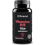 Vitamina B12, Metilcobalamina 1000µg, 365 Compresse Vegane | Sulblinguale · Masticabile | Supporta il Sistema Nervoso, Immuni