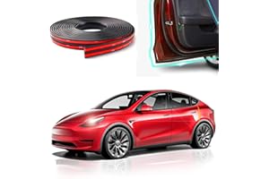 TOPABYTE per Tesla Model 3 2016-2024 Highland Kit di guarnizioni per porte in gomma insonorizzata Kit di riduzione del rumore del vento striscia di gomma antimeteo