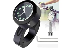 ‎FUNMO Funmo Motorraduhr,wasserdichte nachtleuchtende Motorrad Lenkeruhr,Digitaluhr Lenkeruhr,Motorraduhren für Lenker,Motorrad Fahrrad Uhr,Lenkerhalterung Uhr für Motorräder