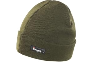 RESULT HEADWEAR Result Unisex Lightweight Thermal Winter Thinsulate Hat (3M 40g) (One Size) (Olive)