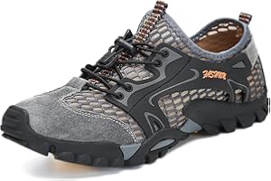 FLARUT Herren Sportsandalen Sommer Trekking Sandalen Wanderschuhe Outdoorsandalen Super Atmung Draussen Hiking Schuhe Mesh Vamp Wasserschuhe Sport Laufen Klettern