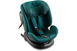 Kinderkraft XPEDITION3 I-storlek bilbarnstol med 360 graders rotation, isofix, basstation, speciella säkerhetssystem, lätt at