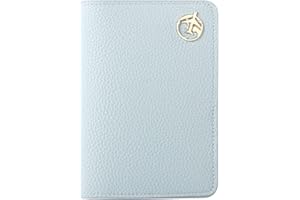 Lychii Passaporto portafoglio in pelle da viaggio, Porta-passaporto per Passaporti, Carte d'Identità, Carte di Credito, Biglietti Aerei, Familiari Passaporti per Uomini e Donne