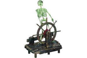 Penn-Plax 075 Action-Air-Adorno de Acuario con aireación, CREA Movimiento en pecera, accionado por Bomba de Aire, Esqueleto al Volante