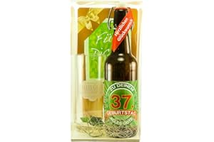 SÜNGROSS Bier Geschenk Geschenkset 37. Geburtstag