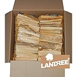 Anfeuerholz 6 Netze a 3 Kg, Anzündholz, Holzstücke, trocken, sofort einsetzbar von Landree®