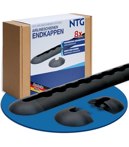 NTG - Lot de 10 ferrures de rechange pour rail d'arrimage