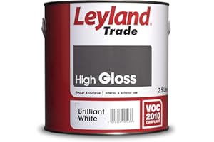 Leyland Trade High Gloss Paint - Brilliant White 2.5L