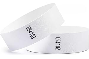 linie zwo ®, Lot de 1000 Bracelets d'identification Tyvek ® 19 mm, diverses Couleurs Disponibles