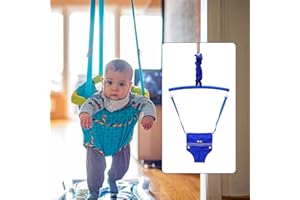 JINGLING Jump Türhopser, Baby Tür Schaukel Springen Übung Türhopser Türrahmen Jumper, Baby Ab 6 Monate, Höhenverstellbar, Zum Klemmen, Ohne Bohren, Einfache Montage