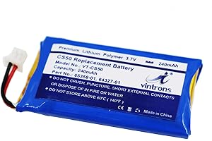 VI VINTRONS 240mAh Battery For Plantronics CS50-USB, CS-60, Avaya Tenovis HSG-Link DECT 2